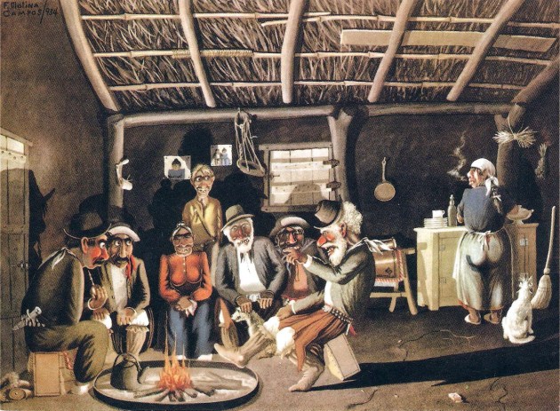 Ilustración de Florencio Molina Campos