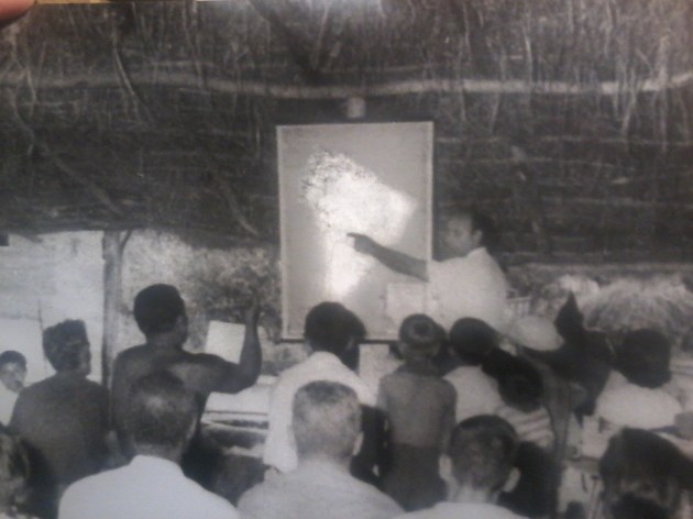 Porta con los cañeros