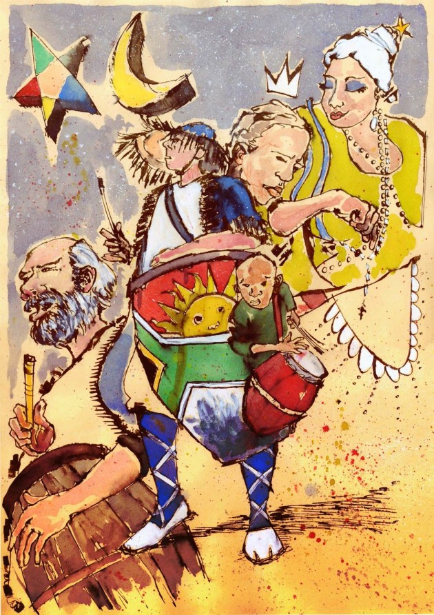 Ilustración de Daniel Mosquera. Blog: http://casianimal.blogspot.com.uy/